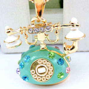 Retro Phone Pendant